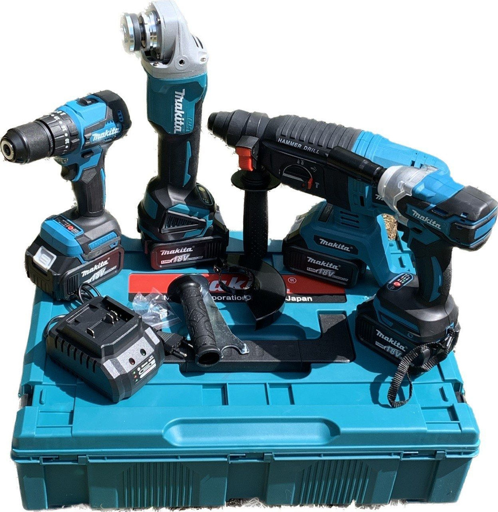 Комбо наборы аккумуляторного инструмента makita 18v. Набор 6 в 1 аккумуляторный. Набор электроинструмента makita 4в1. Комбо набор макита хт248. Набор 6 в 1 аккумуляторный.