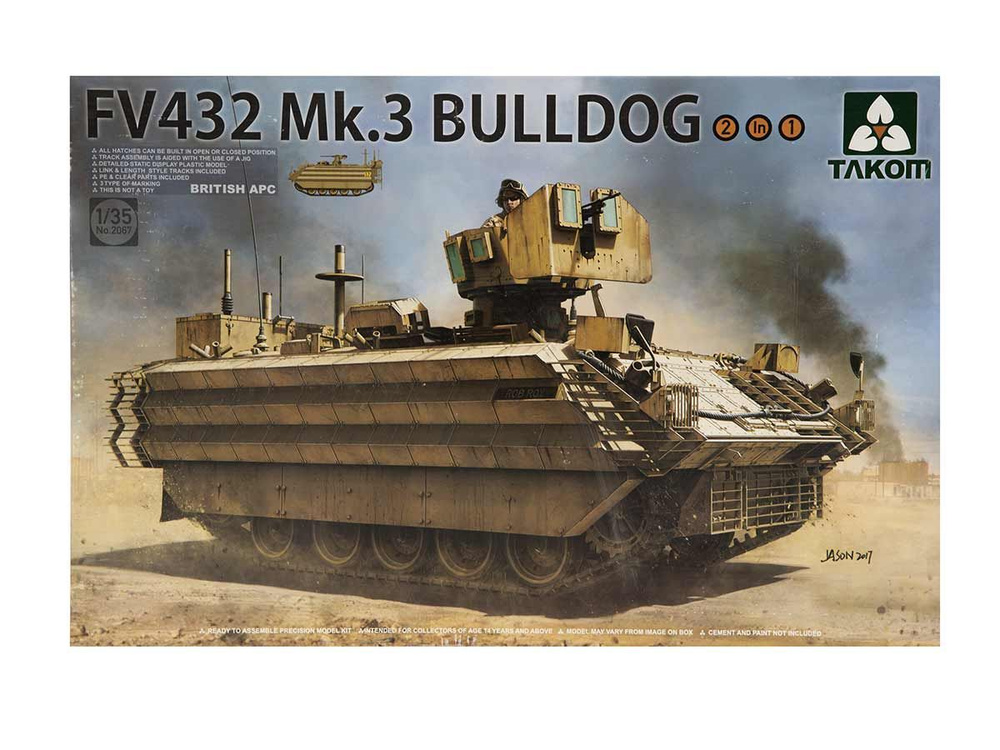 2067 Takom Бронетранспортёр FV432 MK.3 Bulldog (1:35) #1