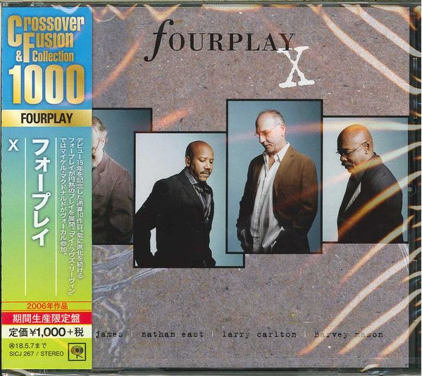 Fourplay. X (Japan, Sony Records Int'l, SICJ 267, 2017) CD #1