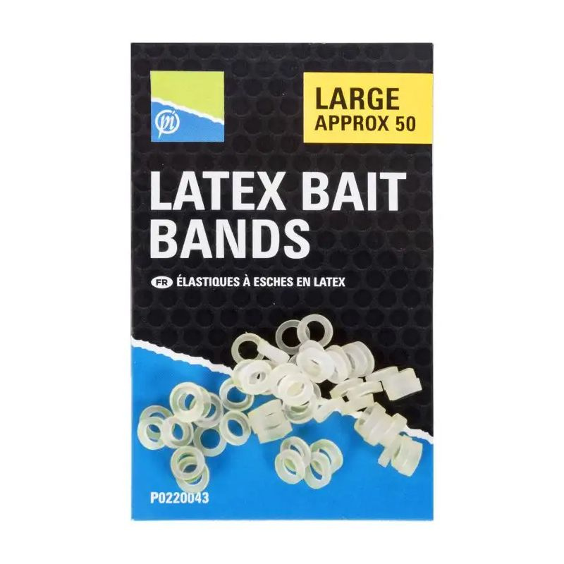 Силиконовые кольца Preston Latex Bait Bands Large #1