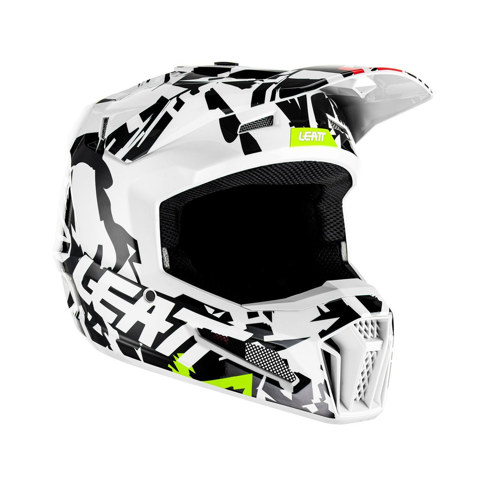 Мотошлем подростковый Leatt Moto 3.5 Junior Helmet, Zebra, L #1