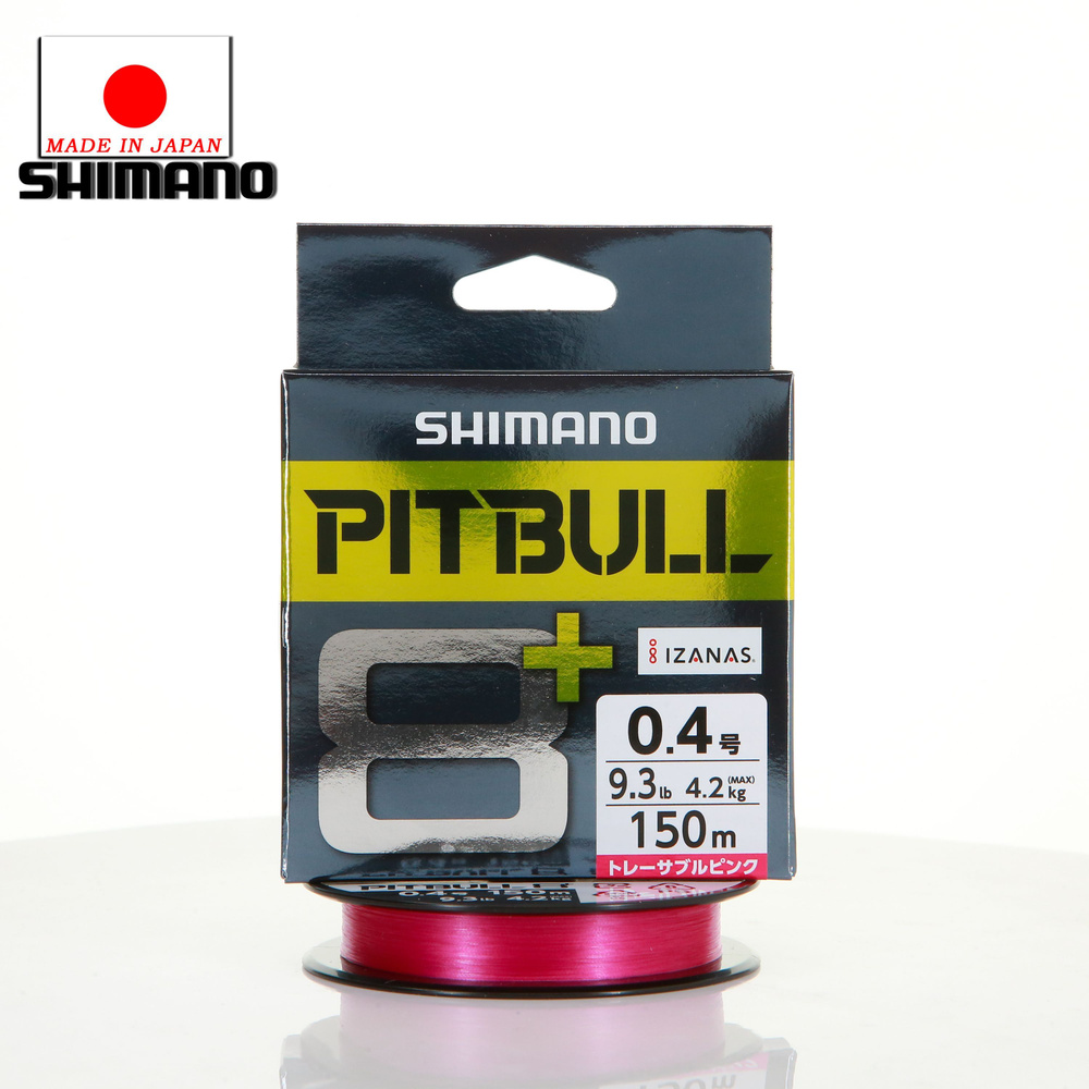 Шнур Shimano LD-M51T Pitbull 8+150m #0.4 розовый #1