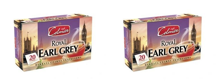 CELMAR Чай Black tea Earl Grey, 20 пак по 1,5 г, 2 уп #1