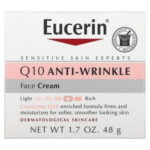 Eucerin, крем дневной Q10 Anti-Wrinkle, Крем для лица против морщин, 48 г  #1