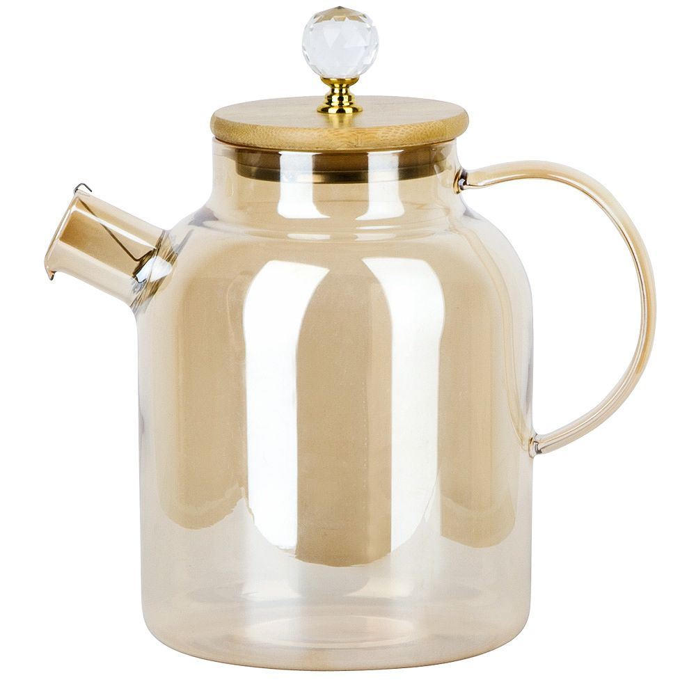 Чайник заварочный жаропрочный с фильтром-пружиной, 1600 мл, Nouvelle  #1