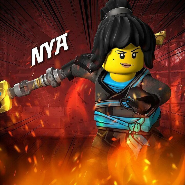 Лего фигурка ниндзяго Мия, Ninjago Nya #1