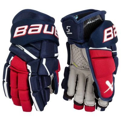 Перчатки BAUER SUPREME MACH INT (NAV/RED/WHT 13") #1