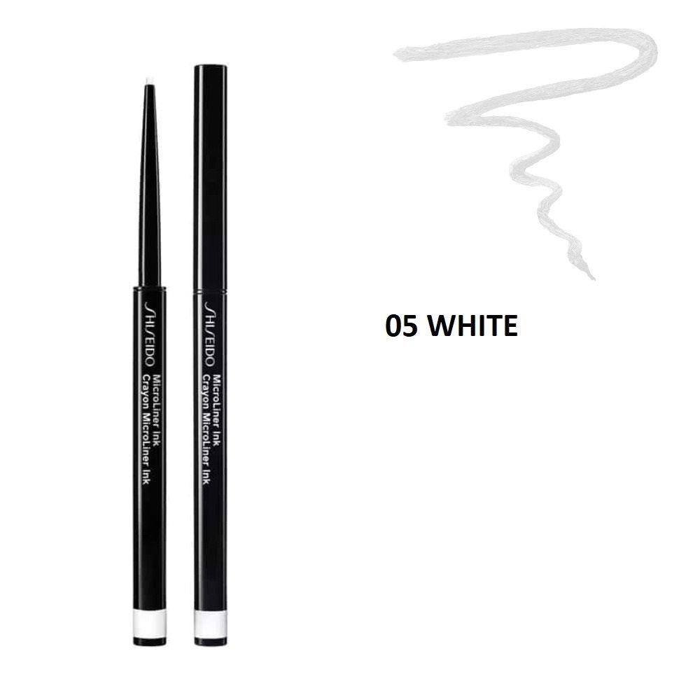 SHISEIDO Тонкая подводка-карандаш для глаз MicroLiner Ink, 05 WHITE, 0.08 г  #1