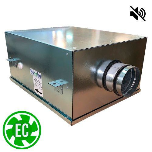 Вентилятор канальный круглый шумоизолированный VSK-VS(EC1)- 200(B190) Compact  #1