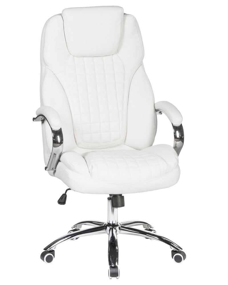 Офисное кресло для руководителей DOBRIN CHESTER, LMR-114B, белый #1