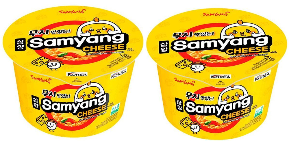 Лапша "Samyang рамен со вкусом СЫРА" 2 шт по 105гр #1