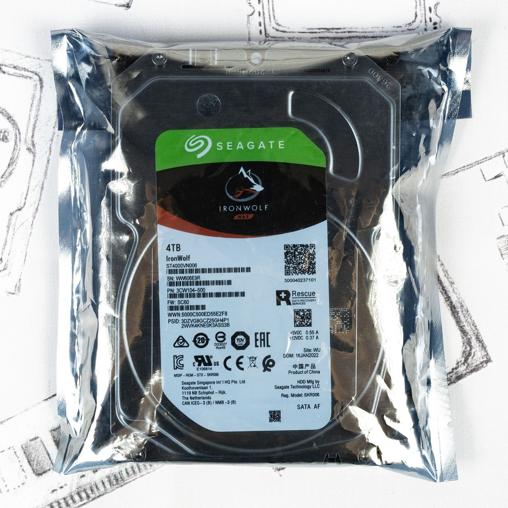 Seagate 4 ТБ Внутренний жесткий диск (ST4000VN006)  #1