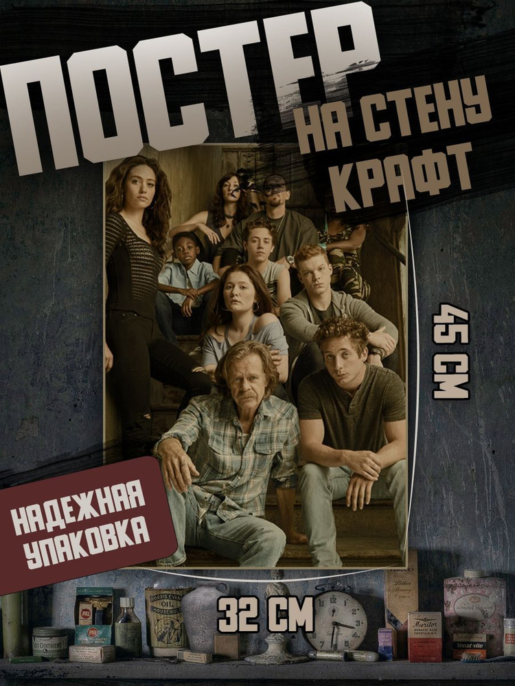 Постер 32х45 сериал Бесстыжие #1