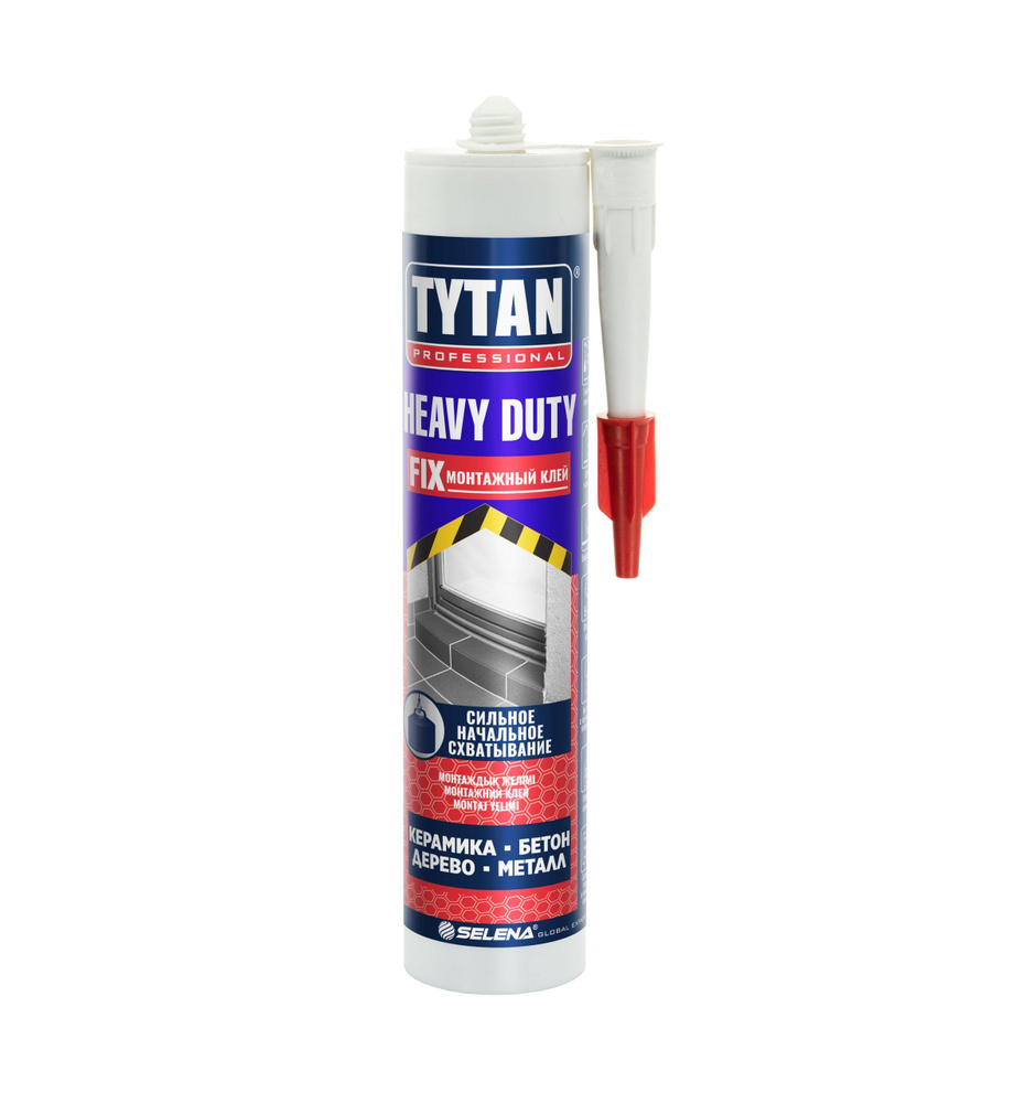 Монтажный клей Tytan Professional HEAVY DUTY (керамика, бетон, дерево, металл) бежевый 310мл  #1