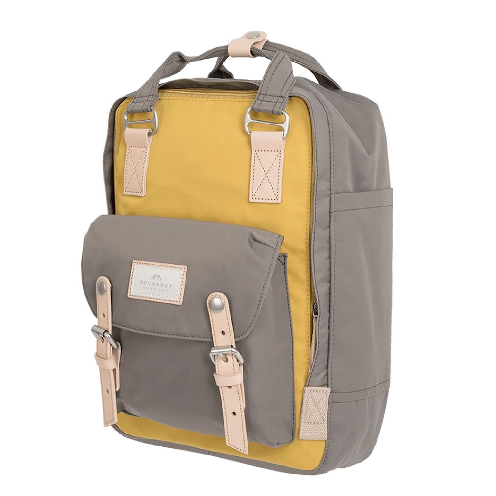 Рюкзак повседневный Doughnut Macaroon Mustard X Light Grey 16L #1