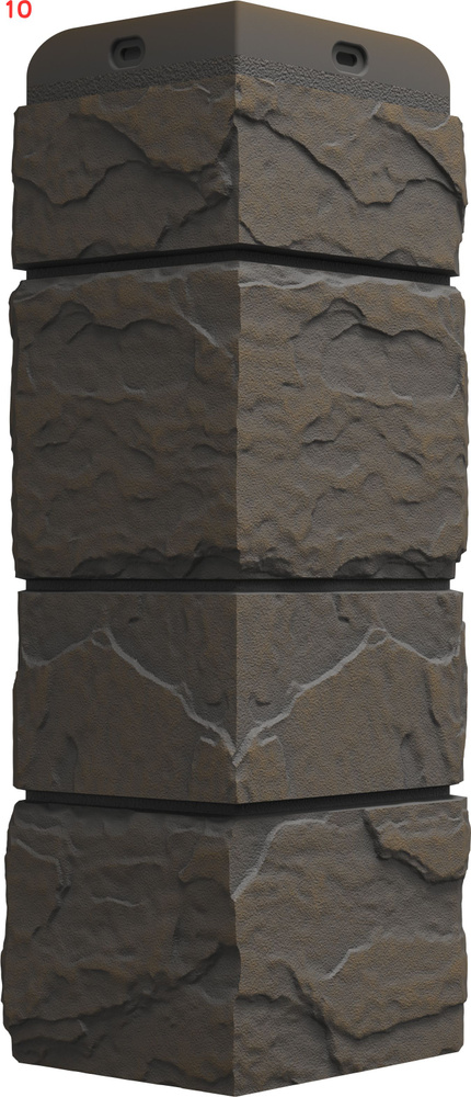 Угол Docke слоистый камень 406x19.5 мм темно-коричневый (10 шт.), ZR85295538  #1