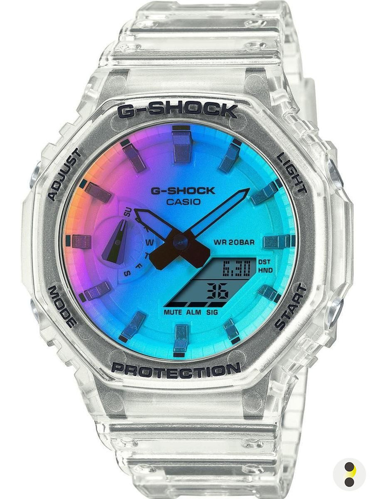 Мужские часы Casio G-Shock GA-2100SRS-7A #1