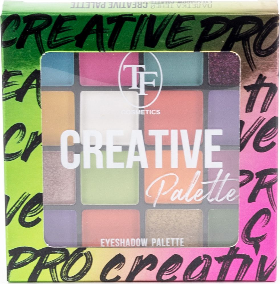 TF cosmetics / ТФ Косметикс Тени для век сухие Creative Palette матовые и сатиновые, тон 04 разноцветные, #1