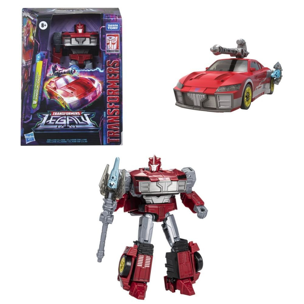 Трансформеры Hasbro Игрушка Generations Legacy Deluxe Prime Universe Knock-Out 5,5 дюйма (14 см) F3031 #1