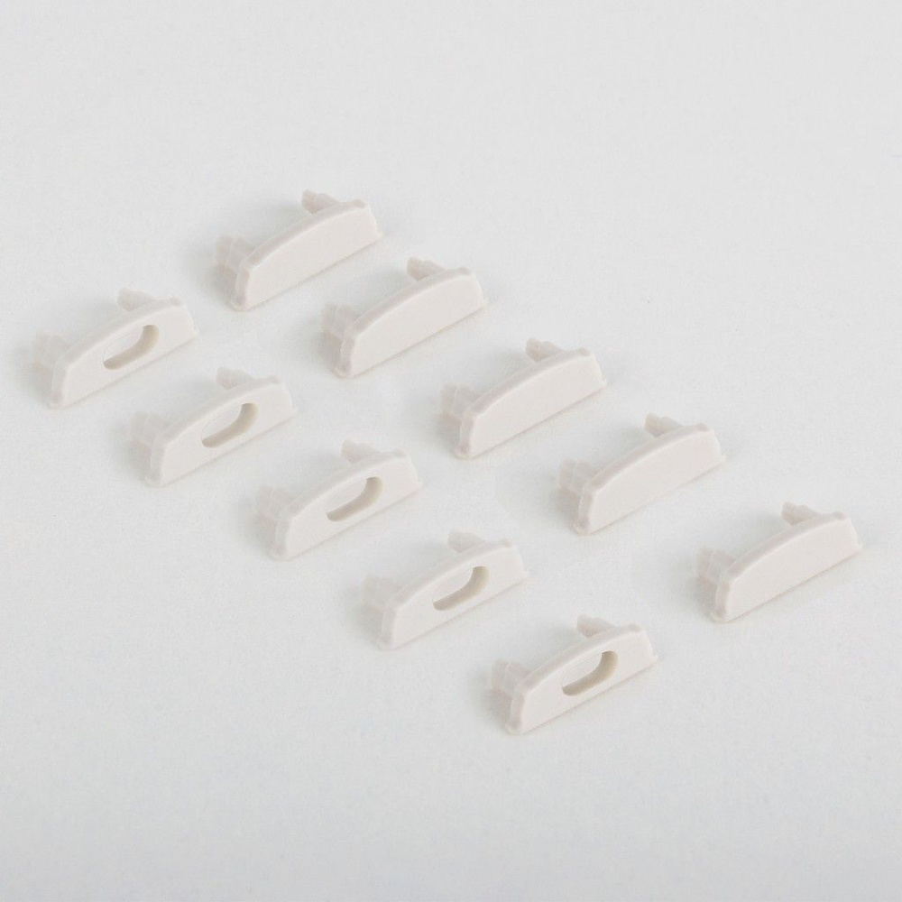 Заглушки для гибкого алюминиевого профиля для LED ленты 10мм, комплект 5 пар  #1