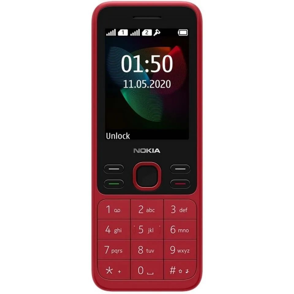 Мобильный телефон (кнопочный) NOKIA 150 TA-1235 Dual Sim RED #1