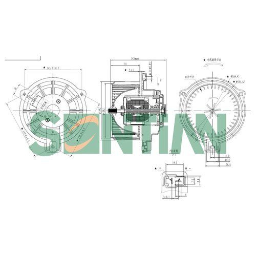 Вентилятор салона SONTIAN ZD172330 #1