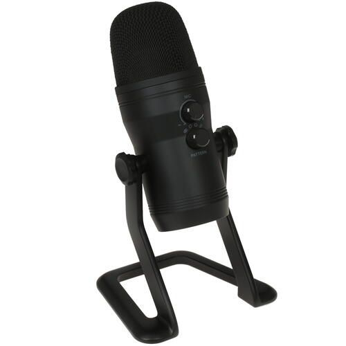 Микрофон Fifine K690 черный, проводной, настольный, -45 дБ, от 40 Гц до 20000 Гц, jack 3.5 мм, USB  #1