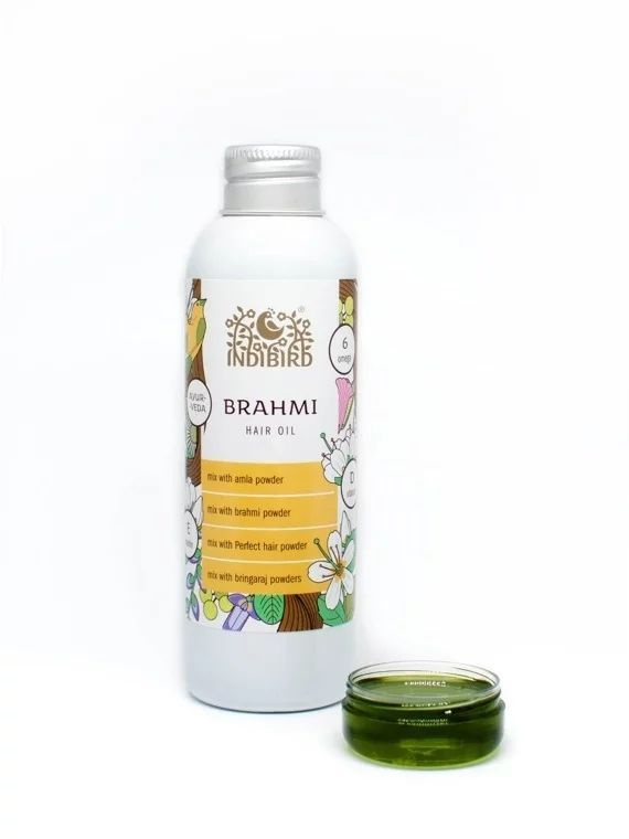 Масло для волос Брами Тайлам (Brahmi Thailam Hair Oil) 150 мл снятие усталости, релакс, питание волос #1