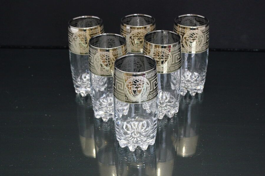Набор стаканов для глинтвейна, универсальный Набор "Версаче", 385 мл, 6 шт  #1