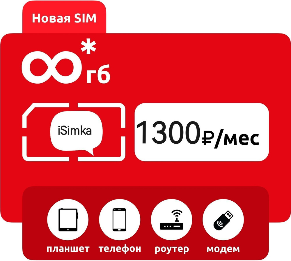 SIM-карта АНЛИМ для устройств (Вся Россия) #1