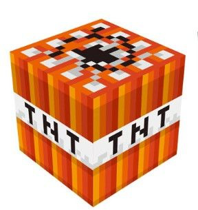 Светильник TNT Minecraft желтый #1