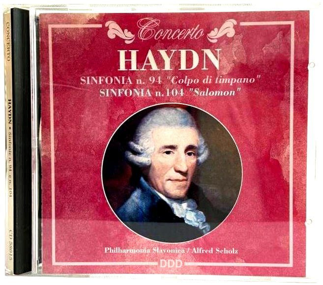 CD диск Haydn - Sinfonia n. 94 "Colpo di timpano", Sinfonia n.104 "Salomon". Philharmonia Slavonica / #1