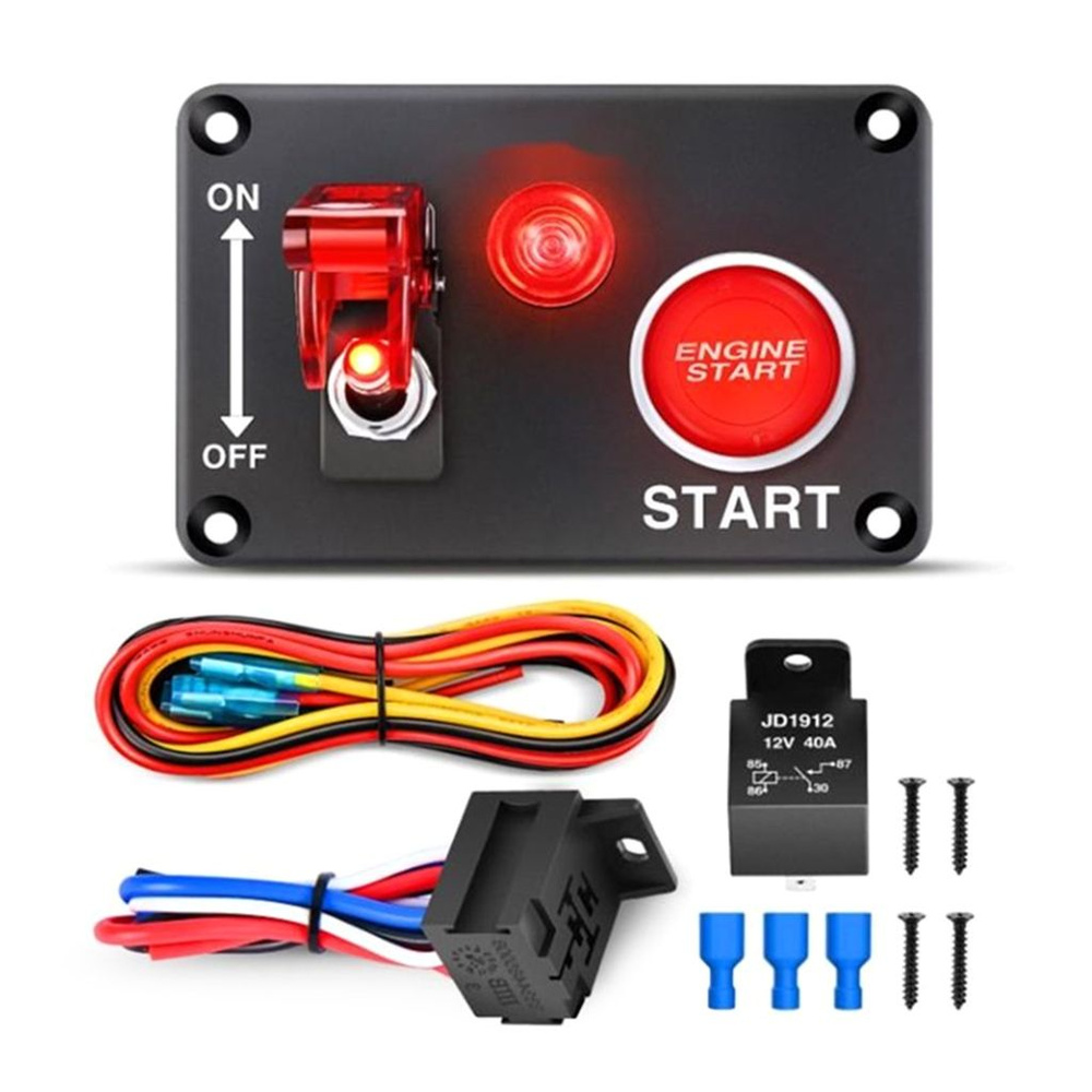 12V 40A автомобильный выключатель зажигания панель рокер переключатель ...