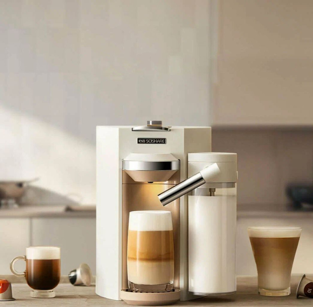 Xiaomi Капсульная кофемашина Scishare Fancy Capsule Coffee Machine S1205, белый  #1