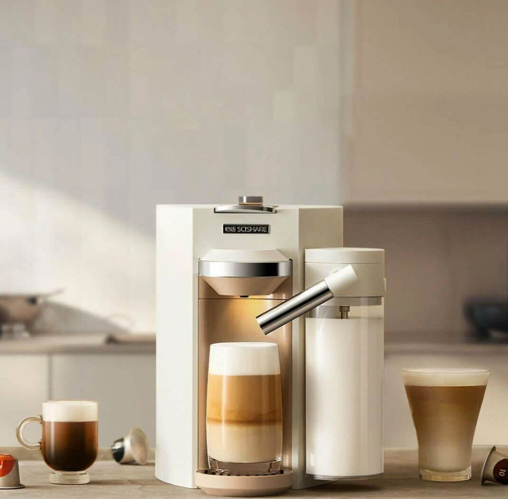 Кофемашина Xiaomi Scishare Fancy Capsule Coffee Machine (S1205),бежевый #1