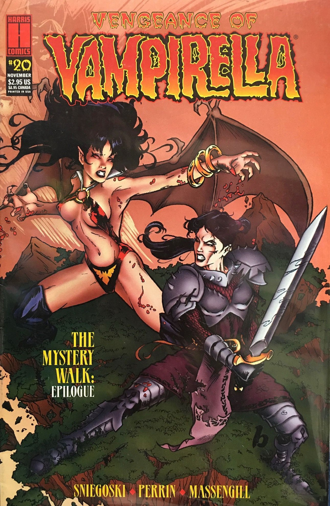 Vengeance of Vampirella #20 The Mystery Walk: Epilogue. Harris Comics. Официальный комикс на английском #1