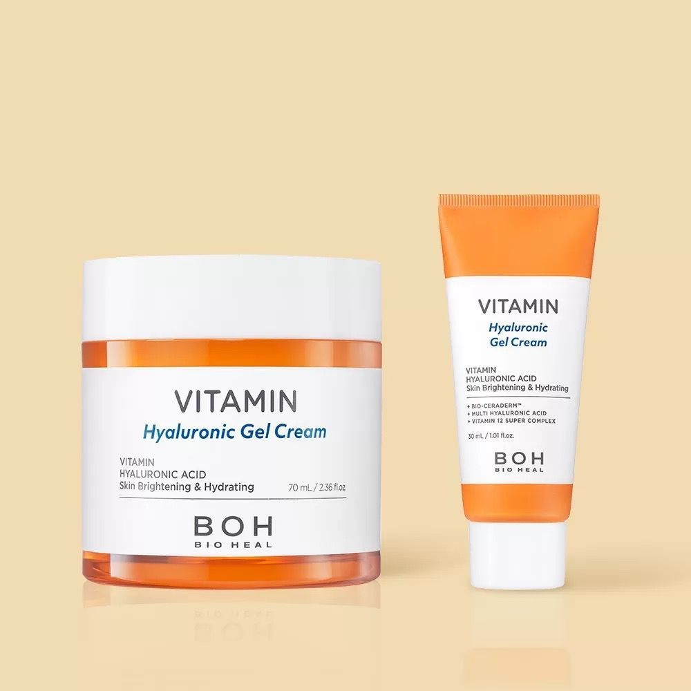 Набор по уходу за кожей Bio Heal Boh Vitamin Hyaluronic Gel Cream 70+30 мл #1