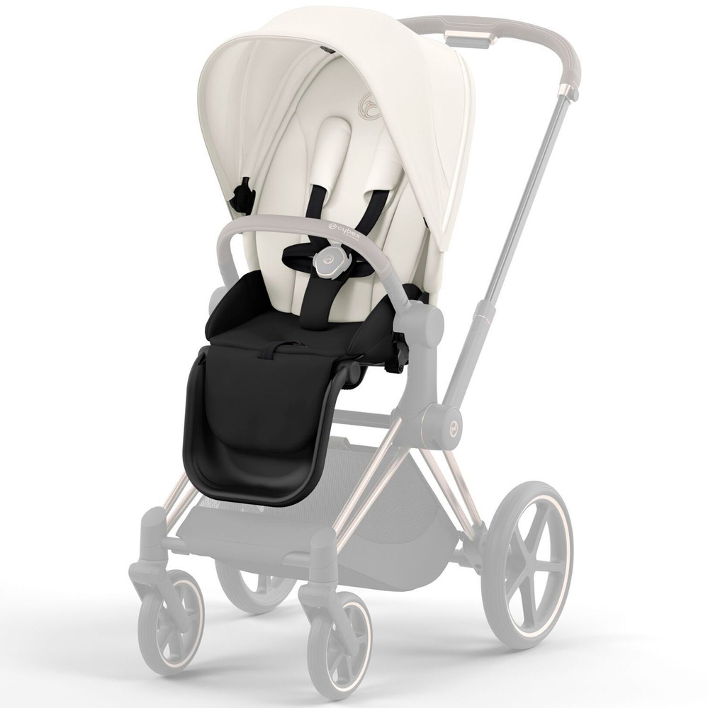 Cybex набор чехлов Seat Pack для прогулочного блока Priam IV, цвет Off White черно-белый  #1