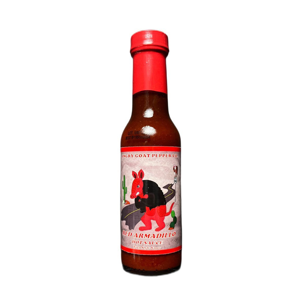 Острый Соус Angry Goat Pepper Co. Red Armadillo Hot Sauce с перцами хабанера, Habanero, Chili Pepper #1