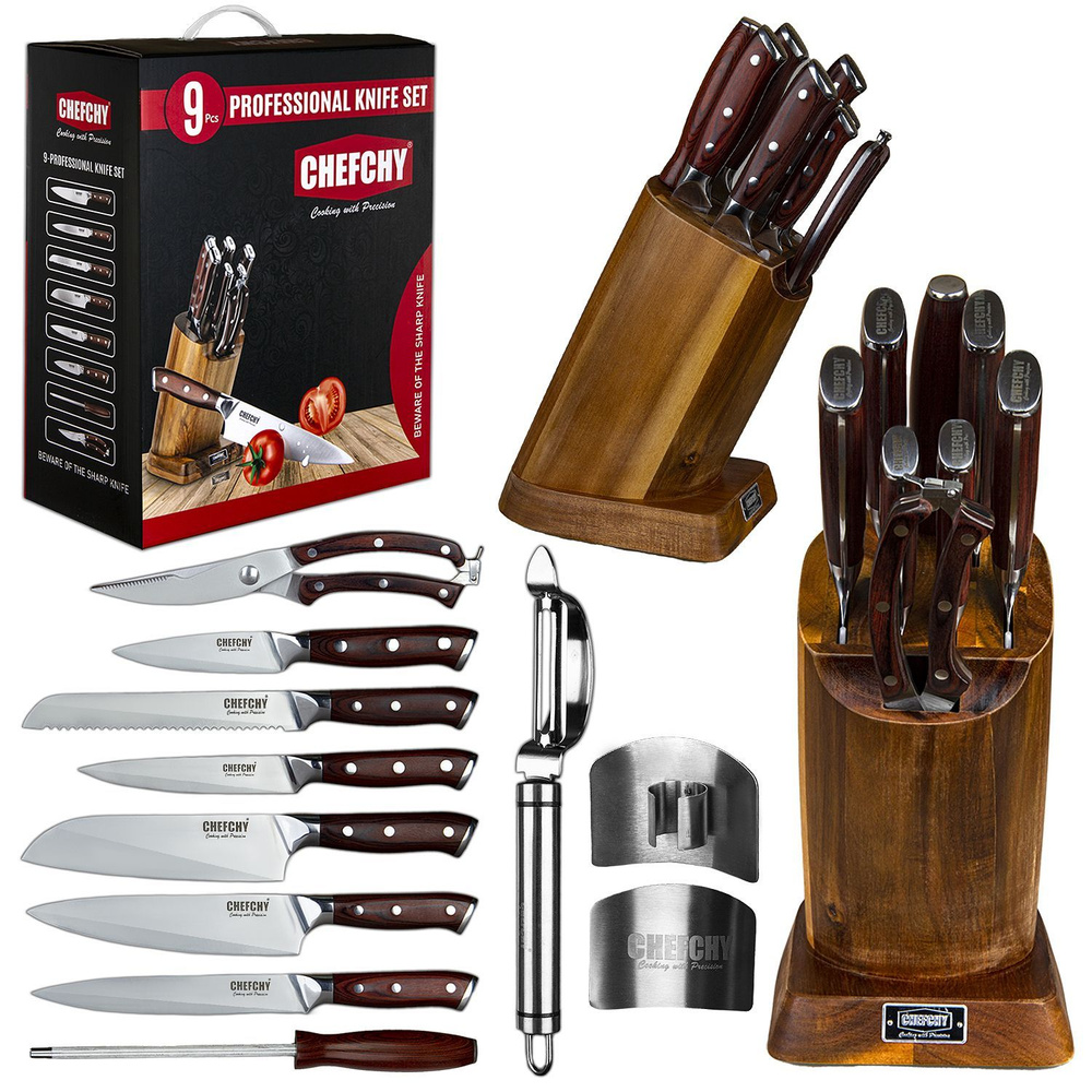 Набор кухонных ножей из 10 предметов #1