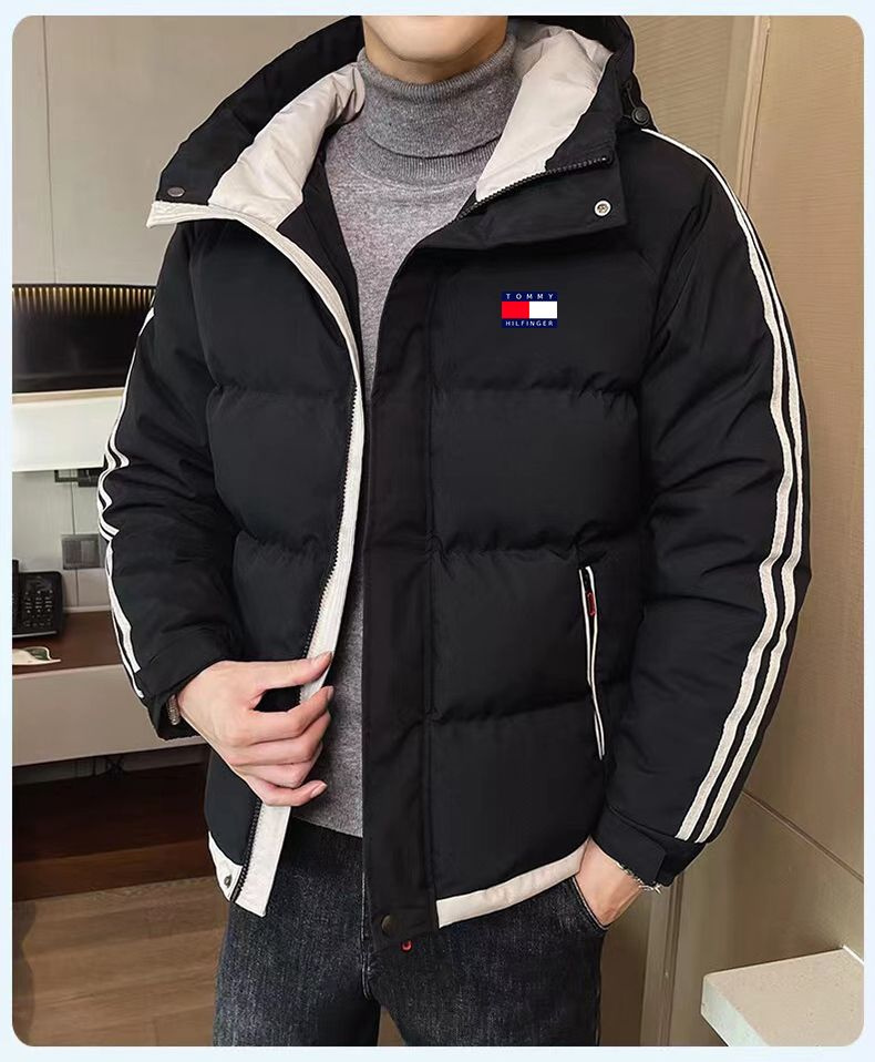 Tommy hooded shop down jacket