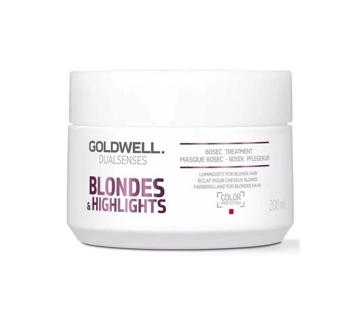 Goldwell Dualsenses Blondes & Highlights 60 sec Treatment - Интенсивный уход за 60 секунд для осветленных #1