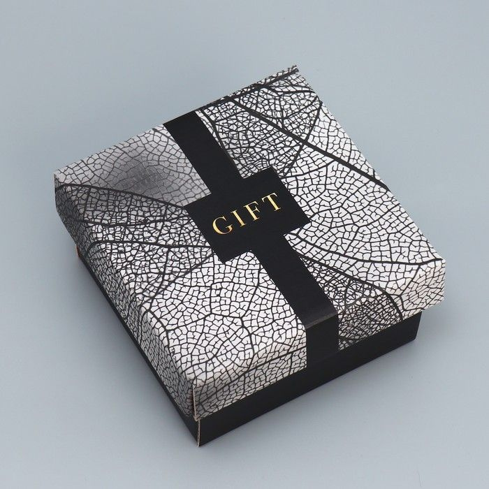 Коробка складная "Gift", 12 x 12 x 6.5 см #1