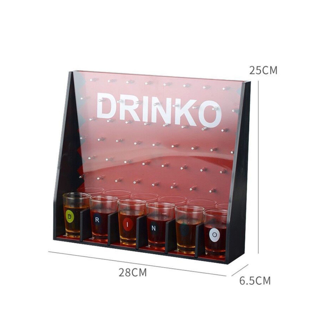 Пьяная игра "Drinko", 6 стопок, 26х28 см #1