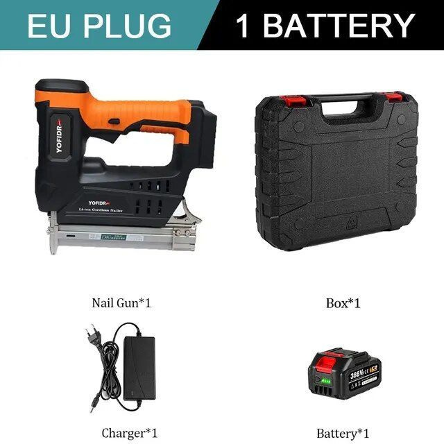 Беспроводной электрический пистолет (нейлер) для гвоздей "F30" купить ...