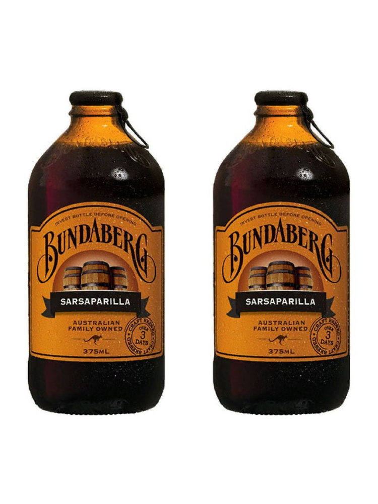 Газированный напиток Bundaberg Sarsaparilla Сарсапарилла (экстракты целебных трав) 375мл х 2шт  #1
