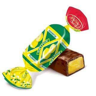 Конфеты шоколадные с лимонным вкусом Красный Октябрь "Цитрон" - 500грамм  #1