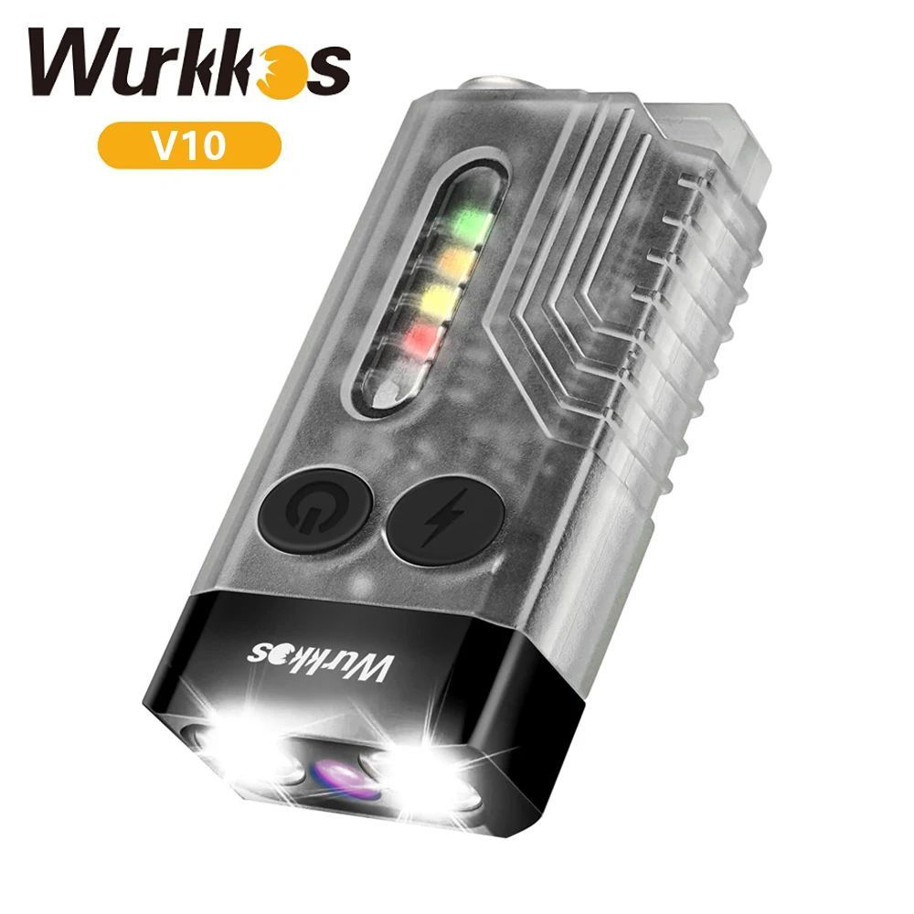 Wurkkos V10 1000LM перезаряжаемый кемпинговый фонарь брелок Type-C  #1