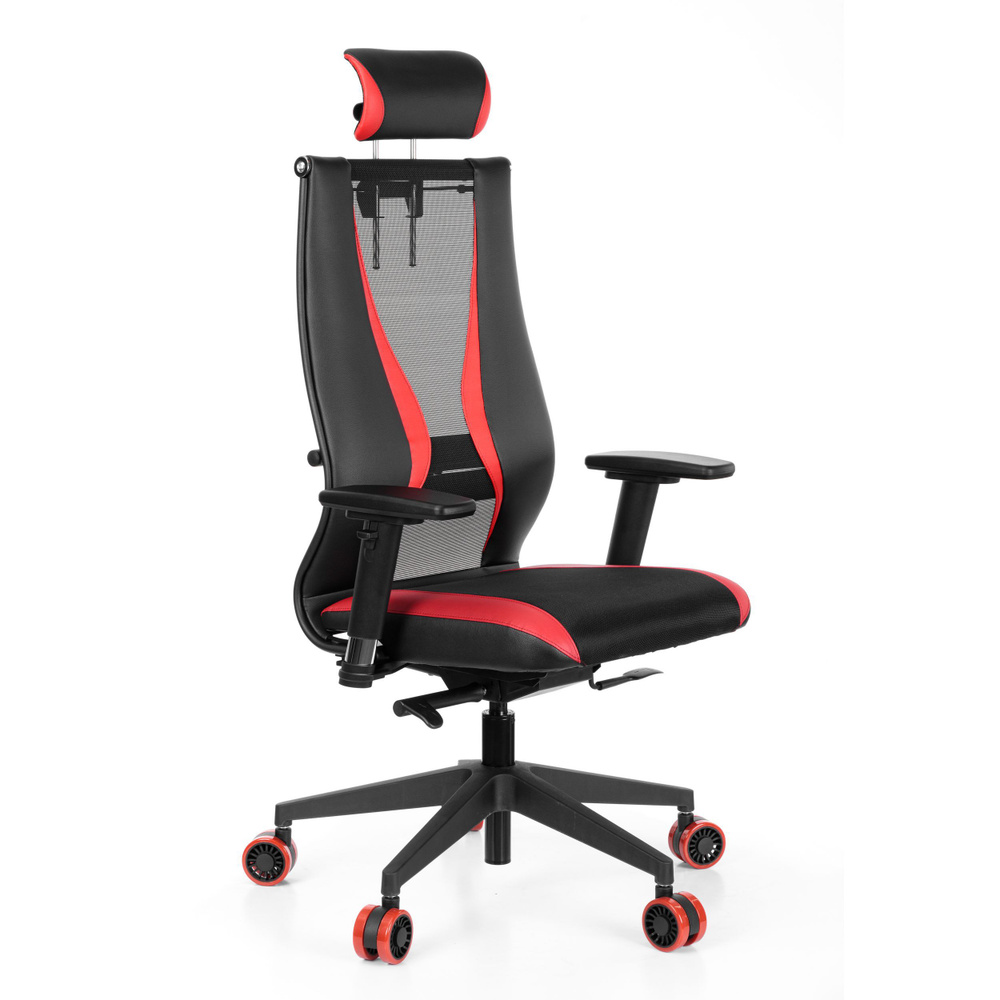 Компьютерное кресло ErgoLife SynchroSit 10 B2-170D черный/красный #1
