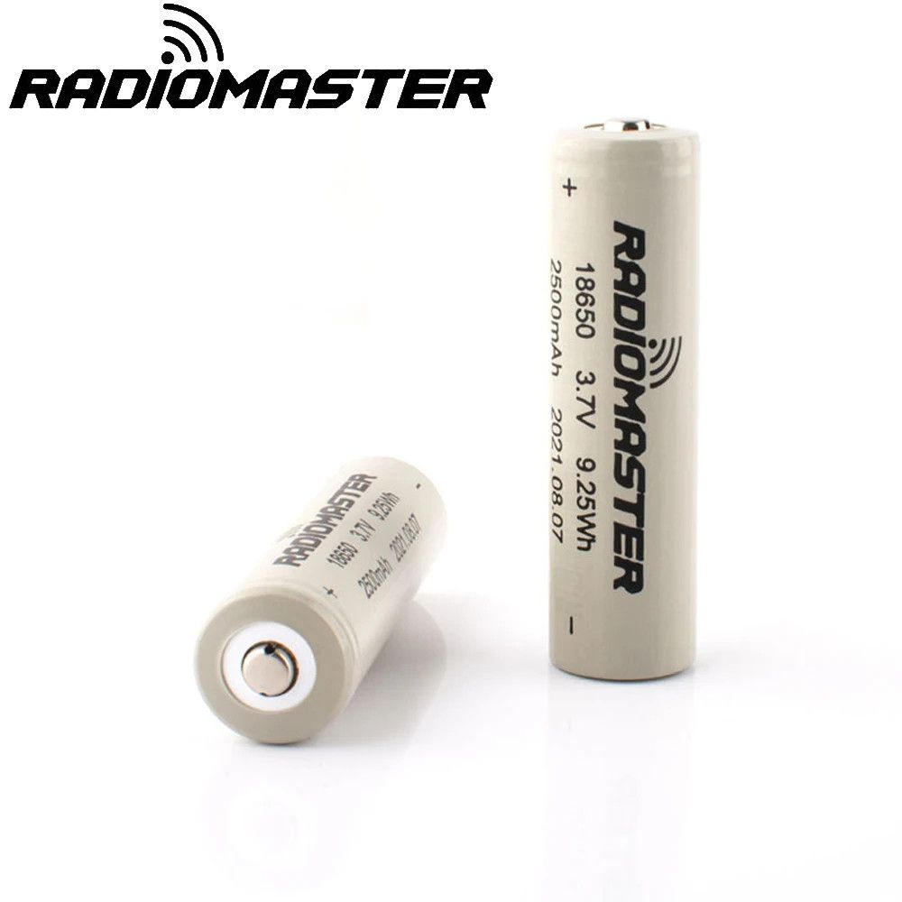 Двухэлементная литиевая батарея Radiomaster 18650, 3,7 В, 2500 мАч ...